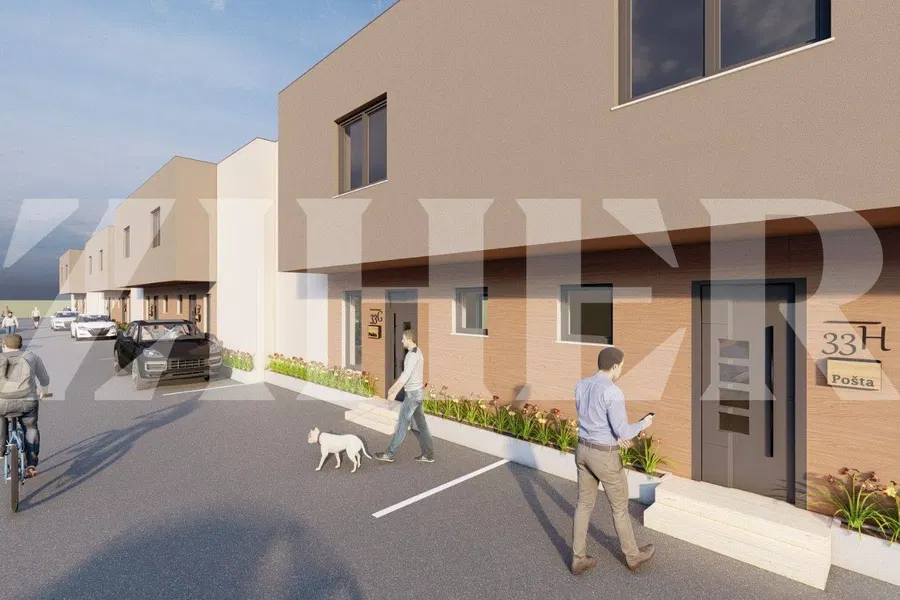 PRODAJA, PROJEKT BREZOVICA III , 8 KUĆA U NIZU S VRTOVIMA, NOVOGRADNJA