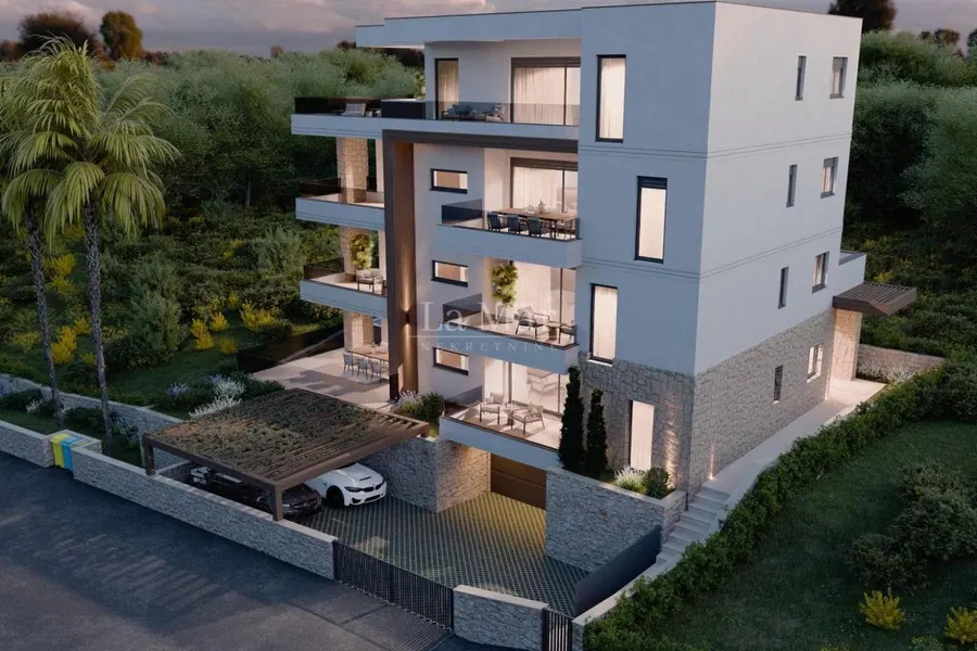 Primošten - vrhunska novogradnja s predivnim pogledom na more - S6- II. kat- 71,79 m2 + GPM