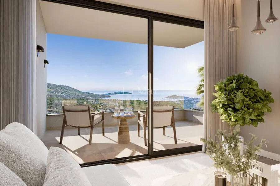 Primošten - vrhunska novogradnja s predivnim pogledom na more - S5- II. kat- 73,45 m2 + GPM
