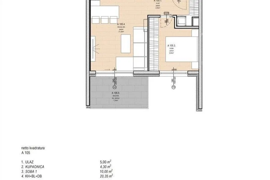 NOVOGRADNJA - SV. KRIŽ ZAČRETJE - A 001 - 66,80m2